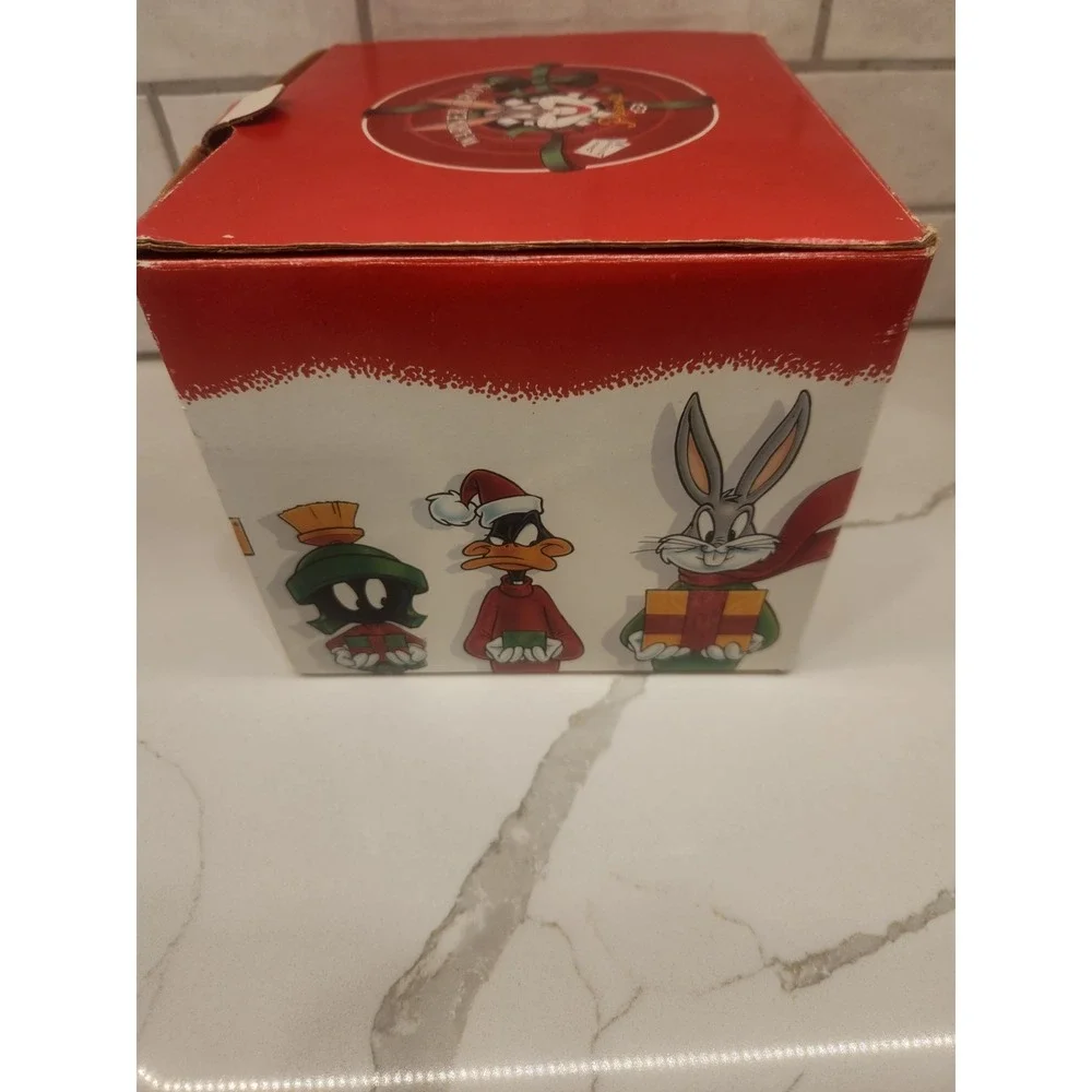 Vtg RareWarner Bros Looney Tunes‎ Bugs Bunny Tweety Gossimer Christmas Snowglobe